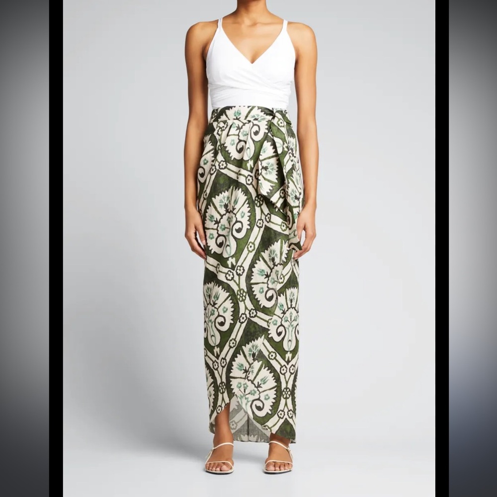 Johanna Ortiz Linen Skirt